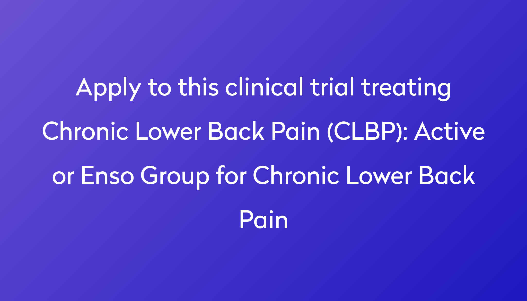 active-or-enso-group-for-chronic-lower-back-pain-clinical-trial-2024